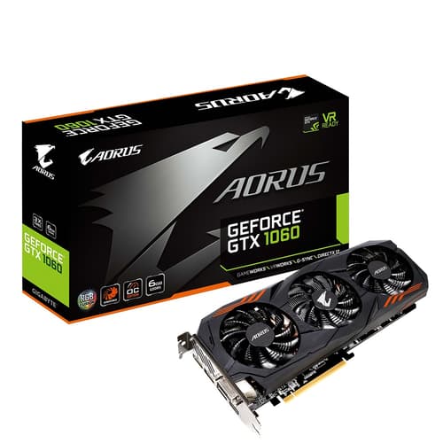 Gigabyte AORUS GTX 1060 6GB GDDR5 OC